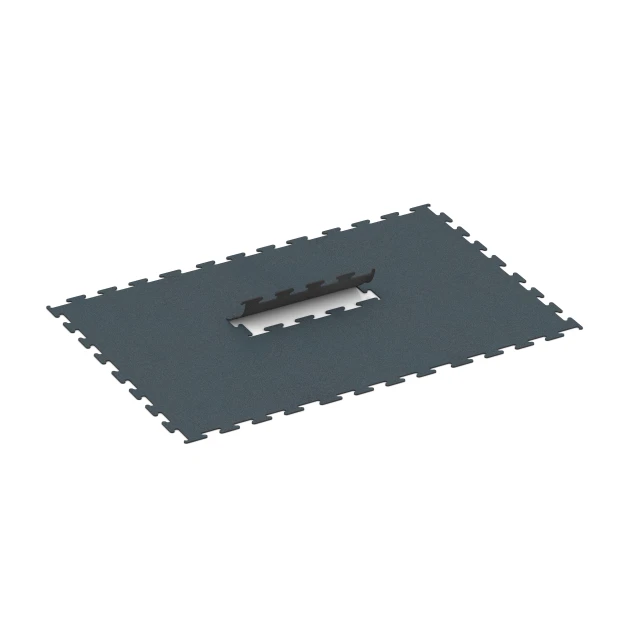 Typische Verlegung oder Einbausituation für den Artikel 6157 von WARCO - Fitness Performance Elite Trainingsboden, Farbton Farngrün in der Abmessung 100 x 100 x 1 cm | 1,00 m².