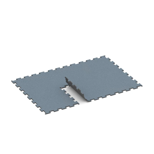 Typische Verlegung oder Einbausituation für den Artikel 6162 von WARCO - Fitness Performance Elite Trainingsboden, Farbton Altsilber in der Abmessung 100 x 100 x 2 cm | 1,00 m².