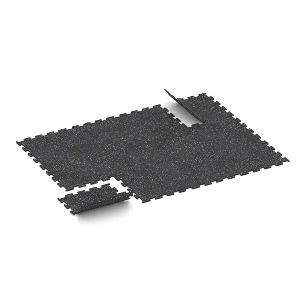 La situation d'installation typique du produit 3779 de WARCO - Revêtement sportif Fitness Performance Elite, en couleur Gris doux moucheté dans les dimensions .
