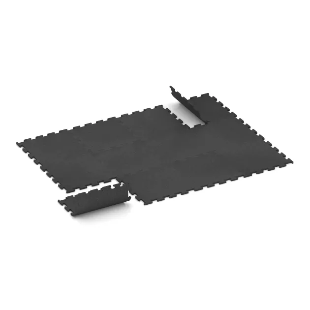 La situation d'installation typique du produit 3750 de WARCO - Revêtement sportif Fitness Performance Elite, en couleur Anthracite dans les dimensions .