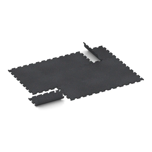 Typische Verlegung oder Einbausituation für den Artikel 3769 von WARCO - Fitness Performance Elite Trainingsboden, Farbton Leicht Rot Gesprenkelt in der Abmessung 50 x 50 x 1,5 cm | 0,25 m².