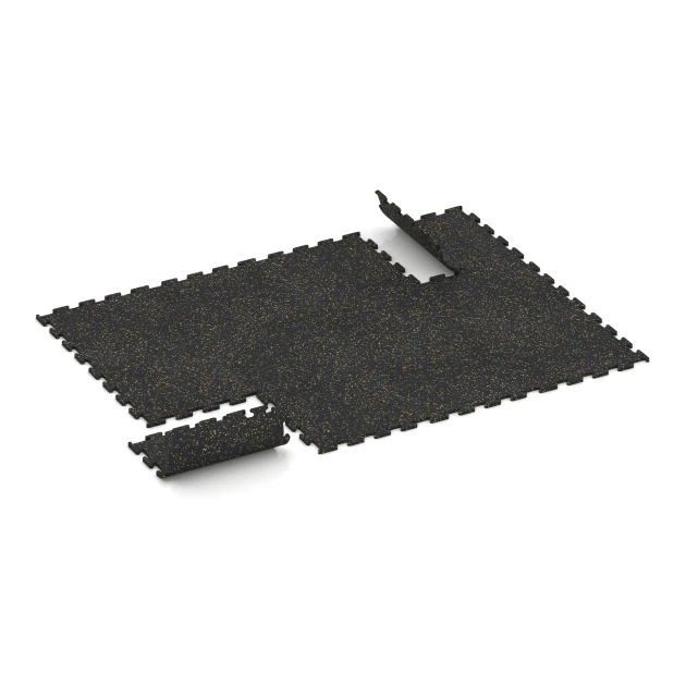 Typische Verlegung oder Einbausituation für den Artikel 3768 von WARCO - Fitness Performance Elite Trainingsboden, Farbton Leicht Gelb Gesprenkelt in der Abmessung 50 x 50 x 1,5 cm | 0,25 m².
