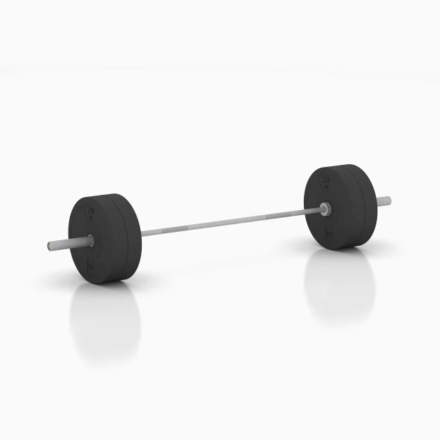 La situation d'installation typique du produit 6089 de WARCO - Bumper Plate Slim, en couleur Anthracite dans les dimensions 20 kg | ø 45,4 x 8,61 cm.