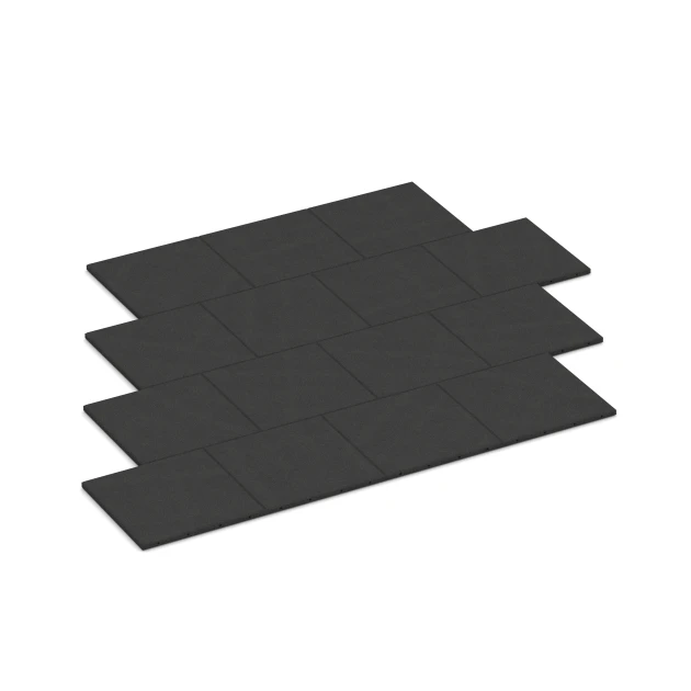 Typische Verlegung oder Einbausituation für den Artikel 6178 von WARCO - Terrassenplatte Classic, Farbton Anthrazit in der Abmessung 50 x 50 x 3 cm.