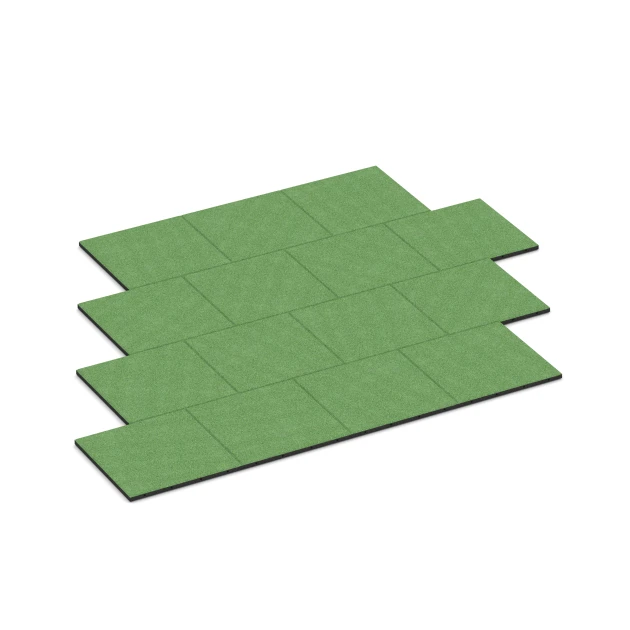 Typische Verlegung oder Einbausituation für den Artikel 6180 von WARCO - Terrassenplatte Classic, Farbton Lindgrün in der Abmessung 50 x 50 x 3 cm.