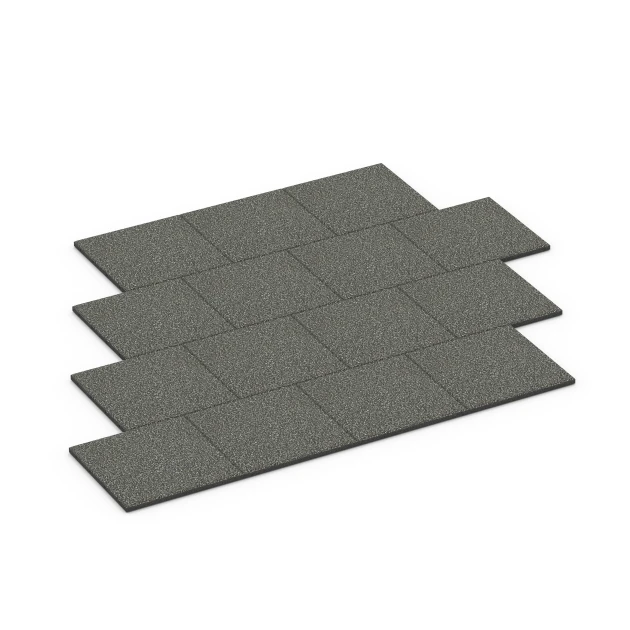 Typische Verlegung oder Einbausituation für den Artikel 6413 von WARCO - Fallschutzplatte – 90 cm, Farbton Dunkelgrauer Granit in der Abmessung 50 x 50 x 3 cm | 0,25 m².