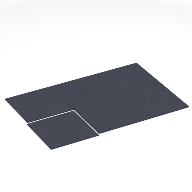 Typische Verlegung oder Einbausituation für den Artikel 6175 von WARCO - Fitness Performance Elite Trainingsboden, Farbton Anthrazit in der Abmessung 100 × 100 × 1,5 cm.