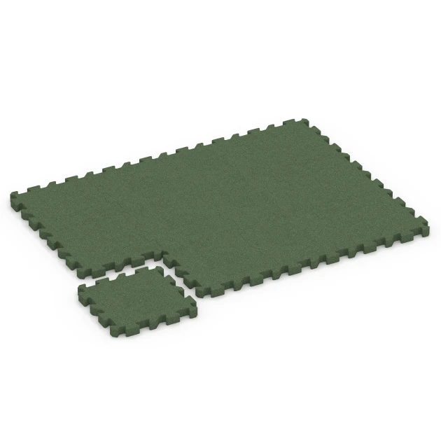 Typische Verlegung oder Einbausituation für den Artikel 6403 von WARCO - Fallschutzplatte – 190 cm, Farbton Grasgrün in der Abmessung 50 x 50 x 5 cm | 0,25 m².