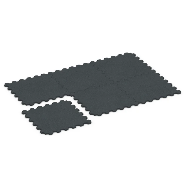 La situation d'installation typique du produit 7084 de WARCO - Tapis de sol caoutchouc pour chien, en couleur Anthracite dans les dimensions 102,5 x 102,5 x 3 cm | 1,05 m².