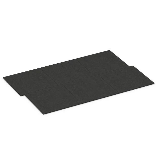 La situation d'installation typique du produit 6379 de WARCO - Tapis d’écurie, en couleur Anthracite dans les dimensions 100 x 100 x 3 cm | 1,00 m².
