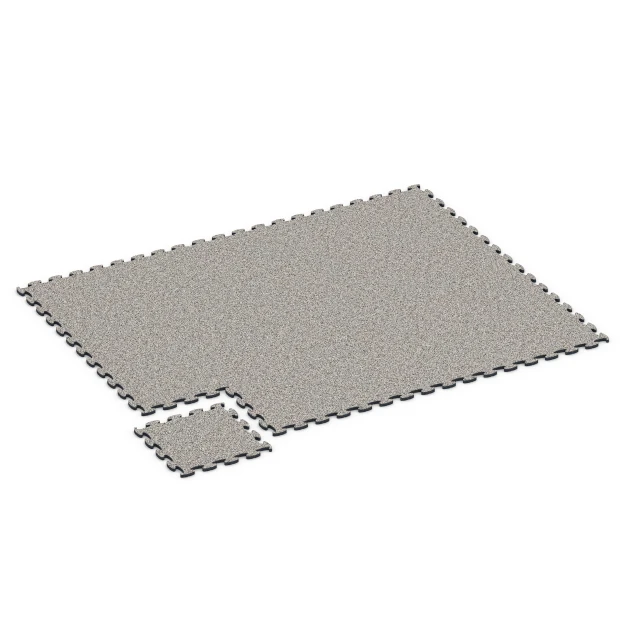 Typische Verlegung oder Einbausituation für den Artikel 6788 von WARCO - Balkon Bodenbelag, Farbton Grauer Granit in der Abmessung 44,6 x 44,6 x 1,8 cm.
