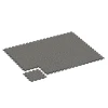 La situation d'installation typique du produit 6859 de WARCO - Dalle Fitness Max, en couleur Granit gris foncé dans les dimensions 44,6 x 44,6 x 1,8 cm.