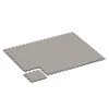 La situation d'installation typique du produit 6860 de WARCO - Dalle Fitness Max, en couleur Granit gris dans les dimensions 44,6 x 44,6 x 1,8 cm.