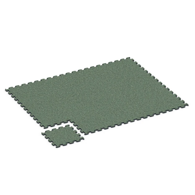 Typische Verlegung oder Einbausituation für den Artikel 6861 von WARCO - Fitness Max Floor System, Farbton Englischer Rasen in der Abmessung 44,6 x 44,6 x 1,8 cm.