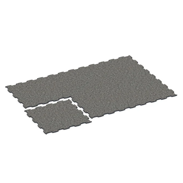 Typische Verlegung oder Einbausituation für den Artikel 6904 von WARCO - Hundesportboden Indoor, Farbton Dunkelgrauer Granit in der Abmessung 97,1 x 97,1 × 1,8 cm.