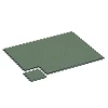 La situation d'installation typique du produit 6843 de WARCO - Fitness Active dalle, en couleur Gazon anglais dans les dimensions 44,6 x 44,6 × 2,8 cm.