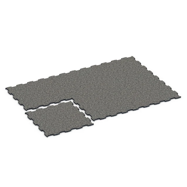 Typische Verlegung oder Einbausituation für den Artikel 6850 von WARCO - Fitness Active Floor System, Farbton Dunkelgrauer Granit in der Abmessung 97,1 x 97,1 x 2,8 cm.