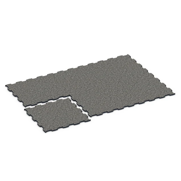 Typische Verlegung oder Einbausituation für den Artikel 6886 von WARCO - Fitness Max Floor System, Farbton Dunkelgrauer Granit in der Abmessung 97,1 x 97,1 x 2,8 cm.
