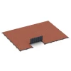 Typische Verlegung oder Einbausituation für den Artikel 7136 von WARCO - Outdoor-Fitnessboden, Farbton Feuersglut in der Abmessung 60 x 60 x 3 cm | 0,36 m².