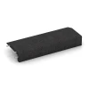 La photo de la face arrière asymétrique d’un produit WARCO 2607: Bordure en caoutchouc en forme de L, en couleur Anthracite, dans les dimensions 100 x 40 cm | 4,5/14,5 cm.