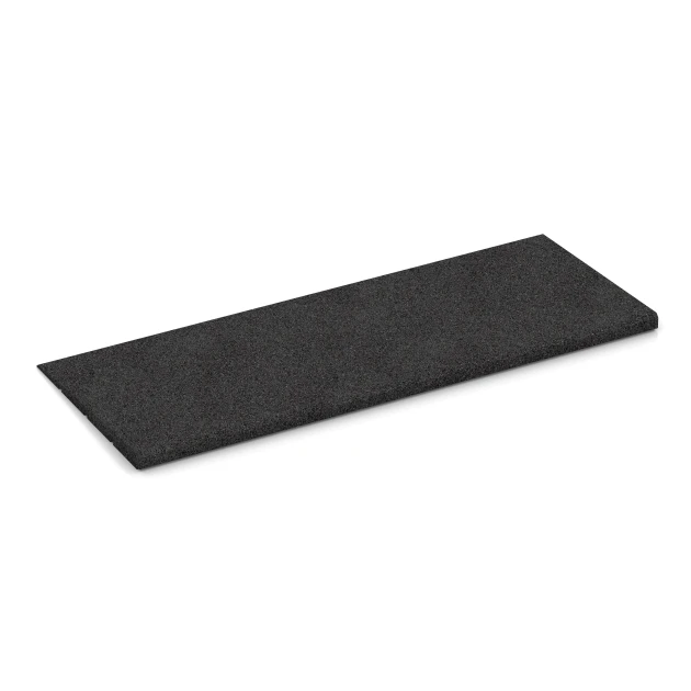 Foto der hinteren Seite vom unsymmetrischen WARCO-Formteil 2308: Übergangsrampe 75 cm, Design Anthrazit, Maße 75 x 30 cm | 8 < 25 mm.